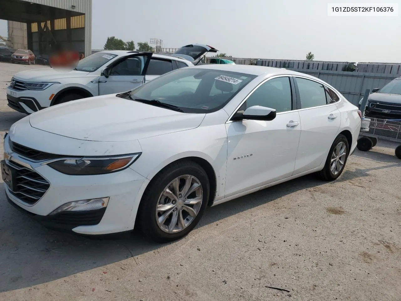 1G1ZD5ST2KF106376 2019 Chevrolet Malibu Lt