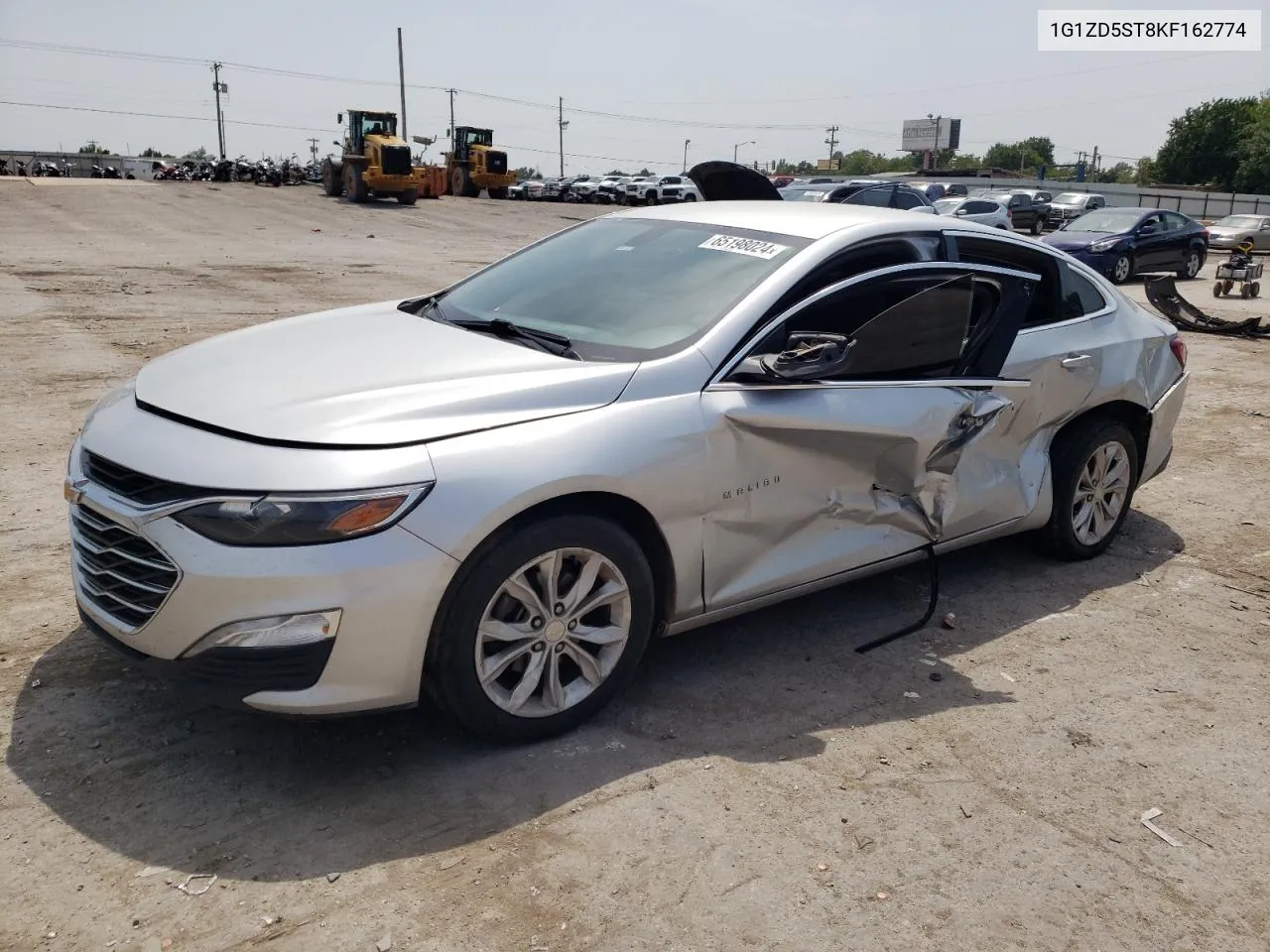 2019 Chevrolet Malibu Lt VIN: 1G1ZD5ST8KF162774 Lot: 65198024