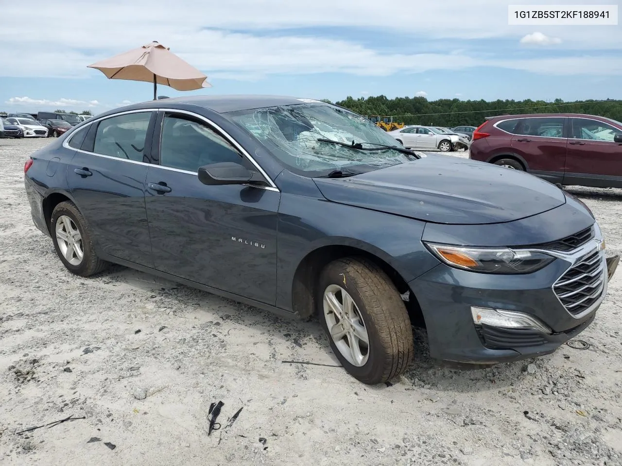 2019 Chevrolet Malibu Ls VIN: 1G1ZB5ST2KF188941 Lot: 65343654