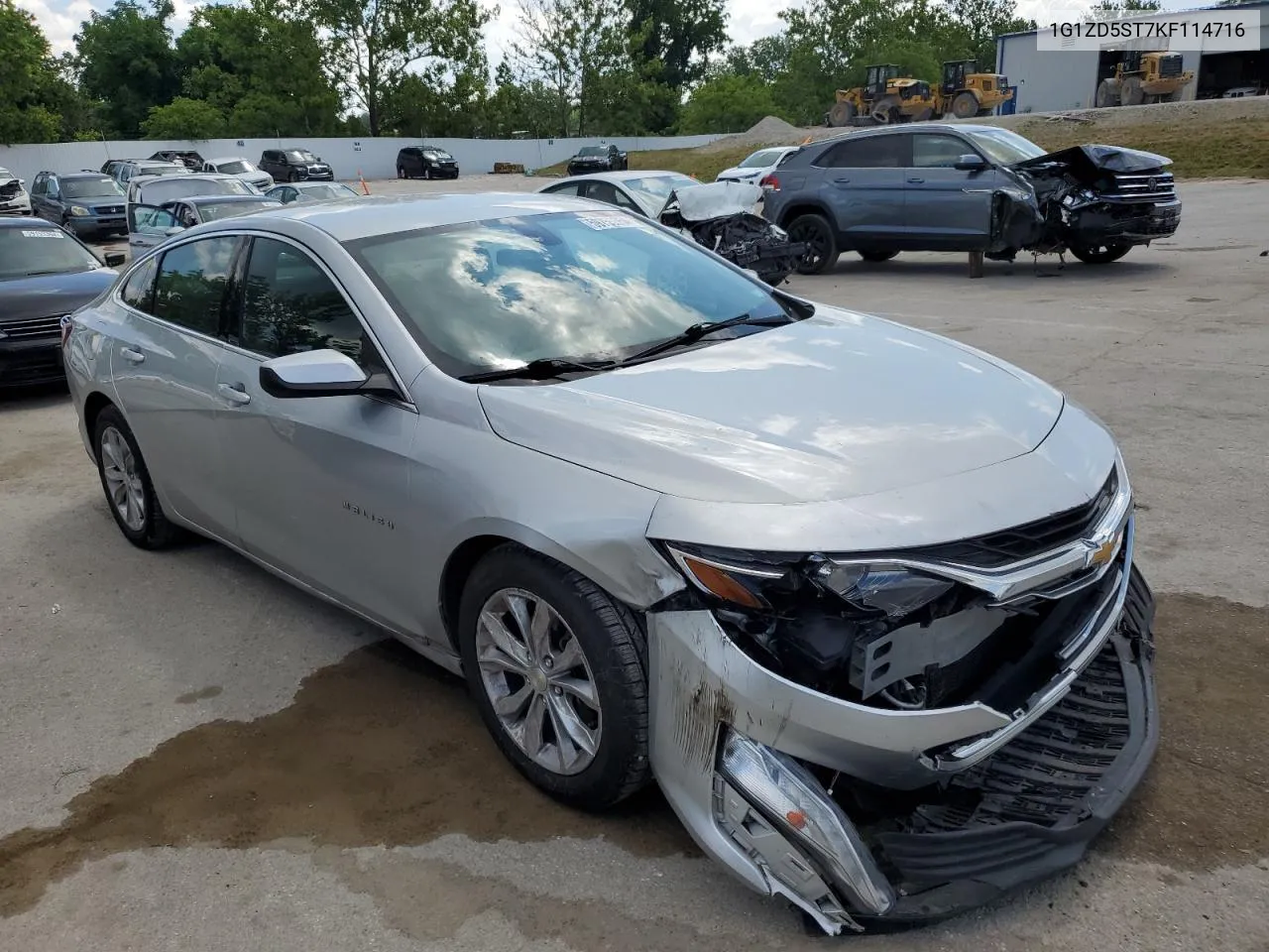 2019 Chevrolet Malibu Lt VIN: 1G1ZD5ST7KF114716 Lot: 66106674