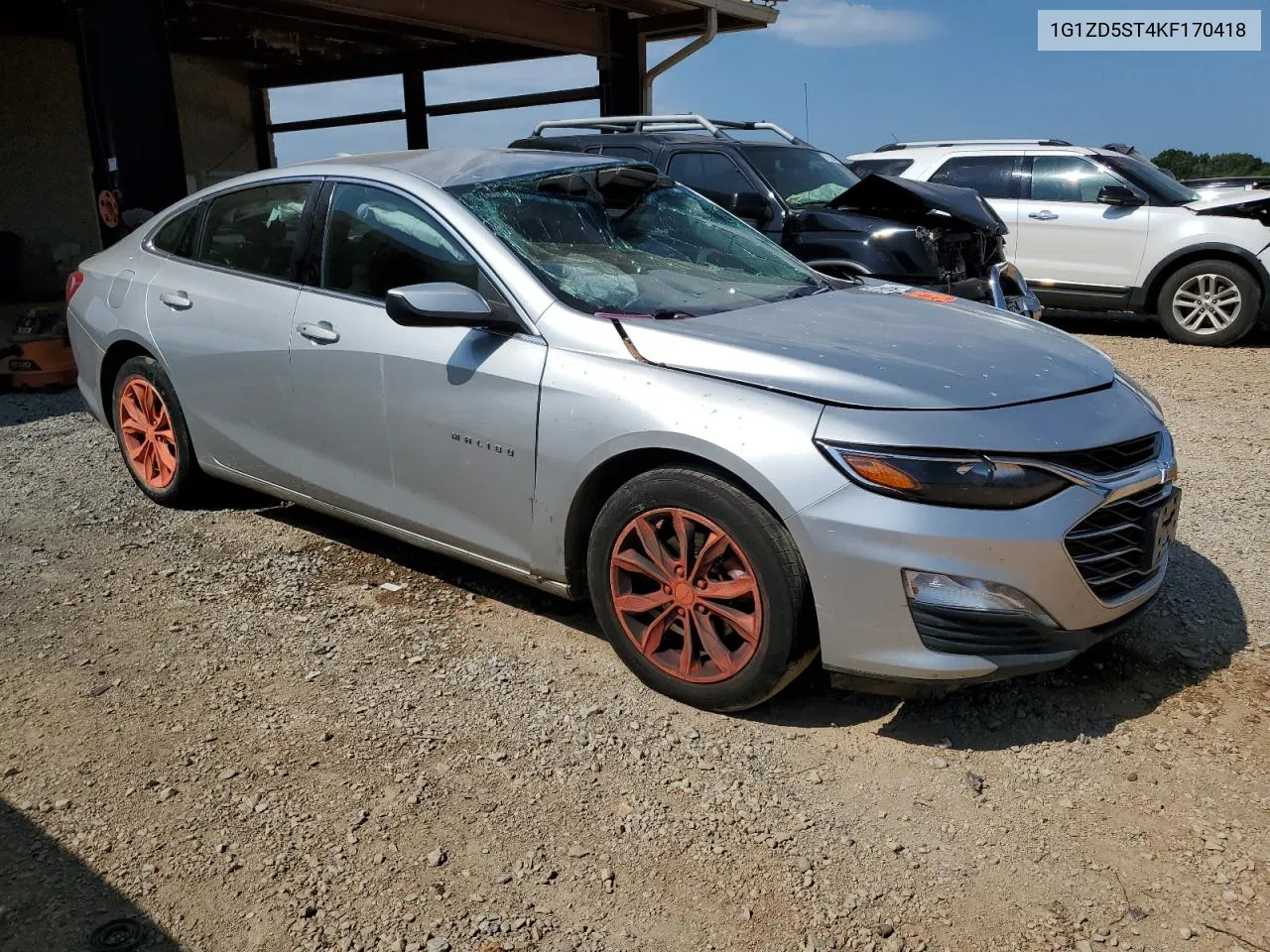 2019 Chevrolet Malibu Lt VIN: 1G1ZD5ST4KF170418 Lot: 67189464