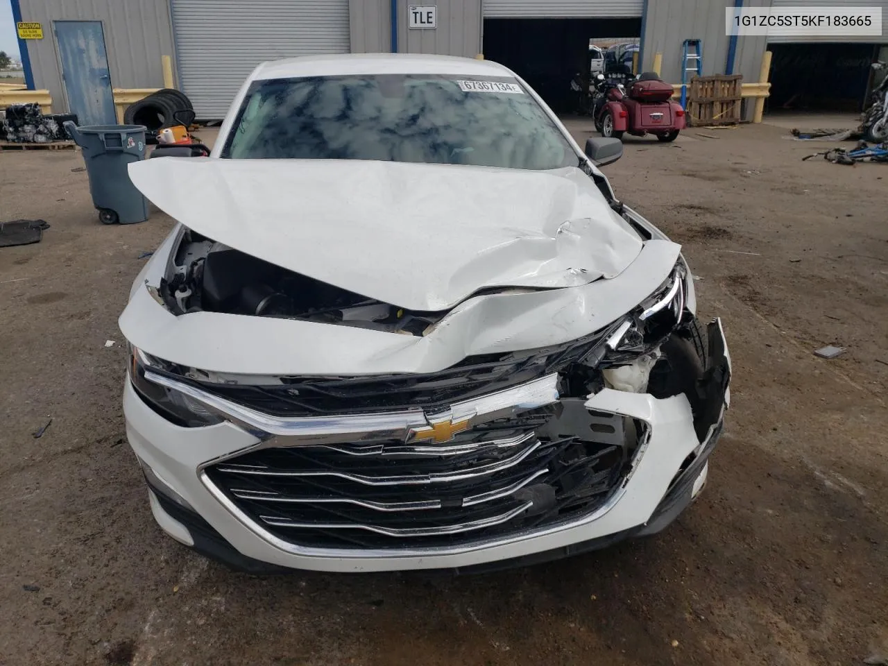 2019 Chevrolet Malibu Ls VIN: 1G1ZC5ST5KF183665 Lot: 67367134