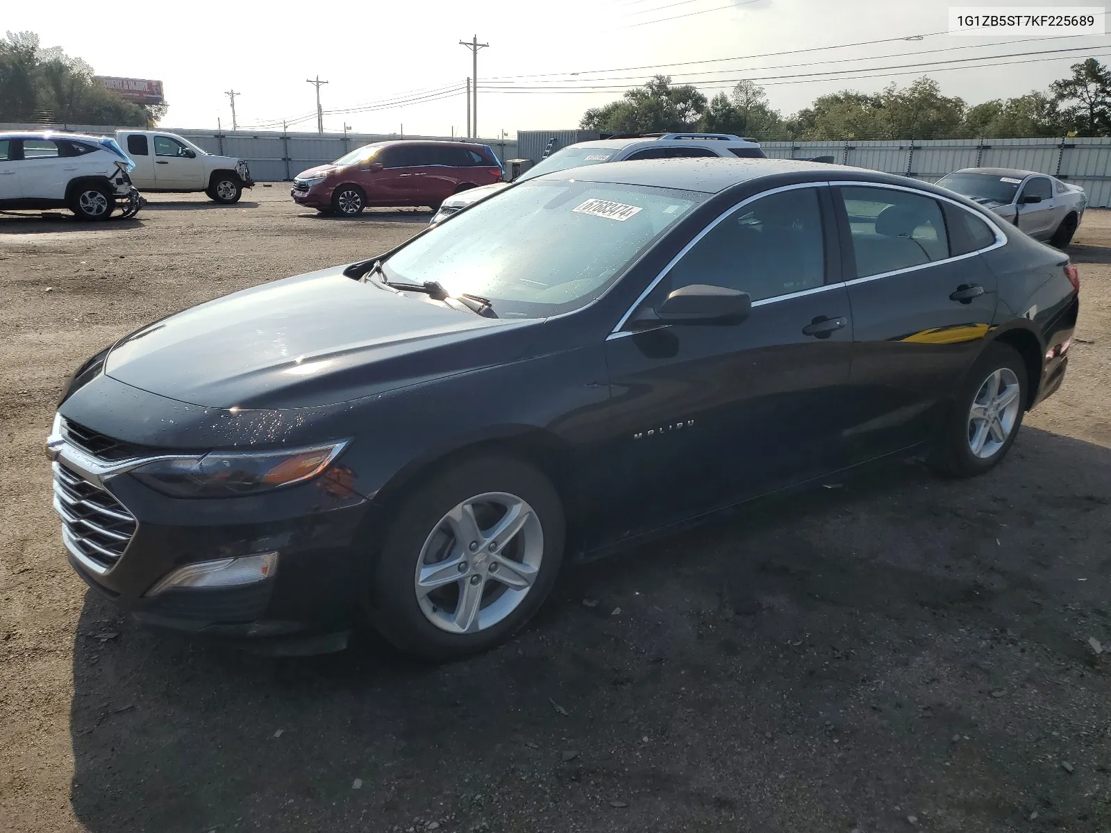 2019 Chevrolet Malibu Ls VIN: 1G1ZB5ST7KF225689 Lot: 67683474