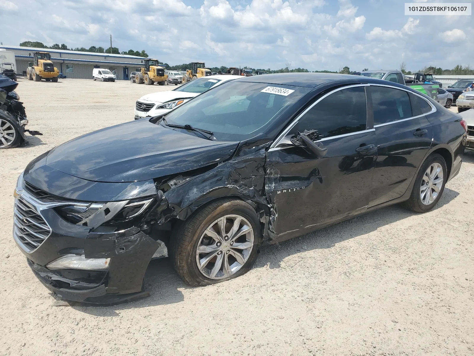 1G1ZD5ST8KF106107 2019 Chevrolet Malibu Lt