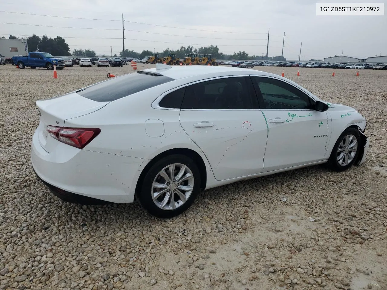 1G1ZD5ST1KF210972 2019 Chevrolet Malibu Lt