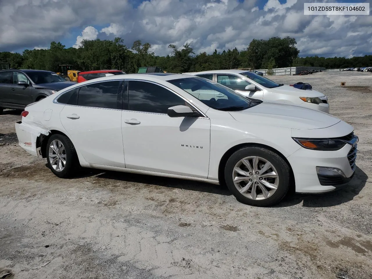 2019 Chevrolet Malibu Lt VIN: 1G1ZD5ST8KF104602 Lot: 68743534