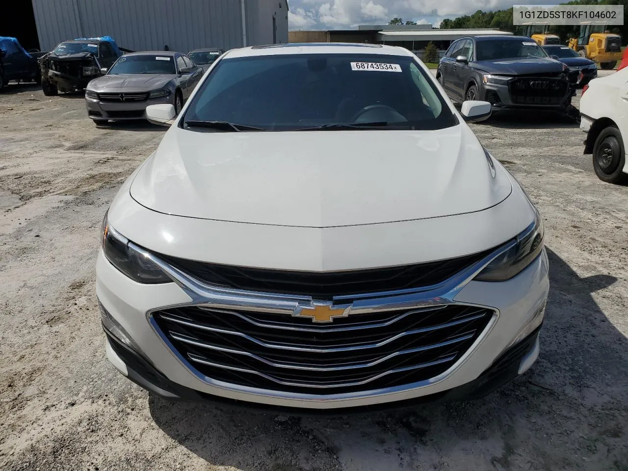 2019 Chevrolet Malibu Lt VIN: 1G1ZD5ST8KF104602 Lot: 68743534