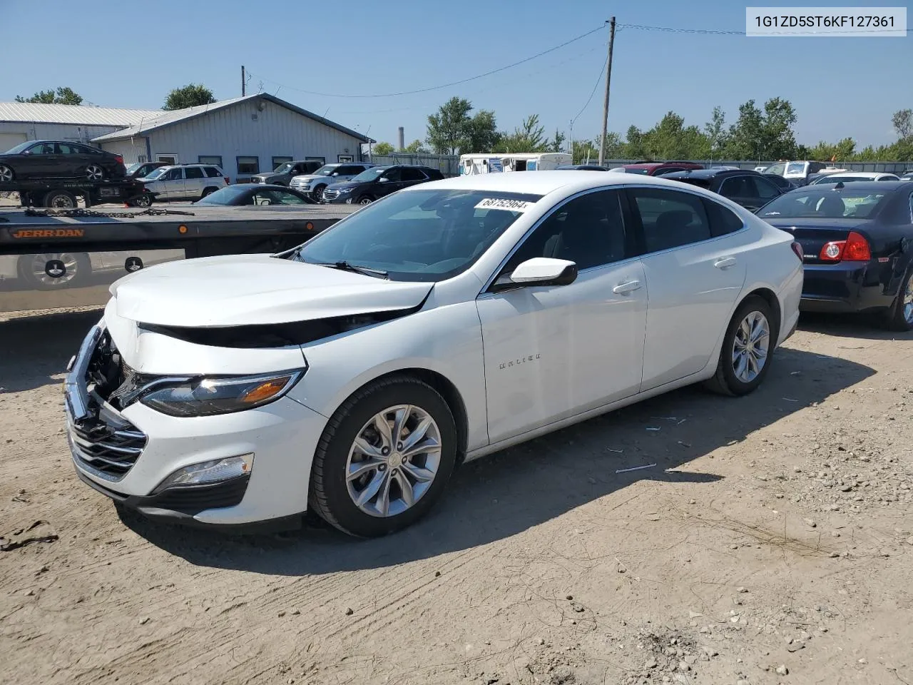 2019 Chevrolet Malibu Lt VIN: 1G1ZD5ST6KF127361 Lot: 68752964