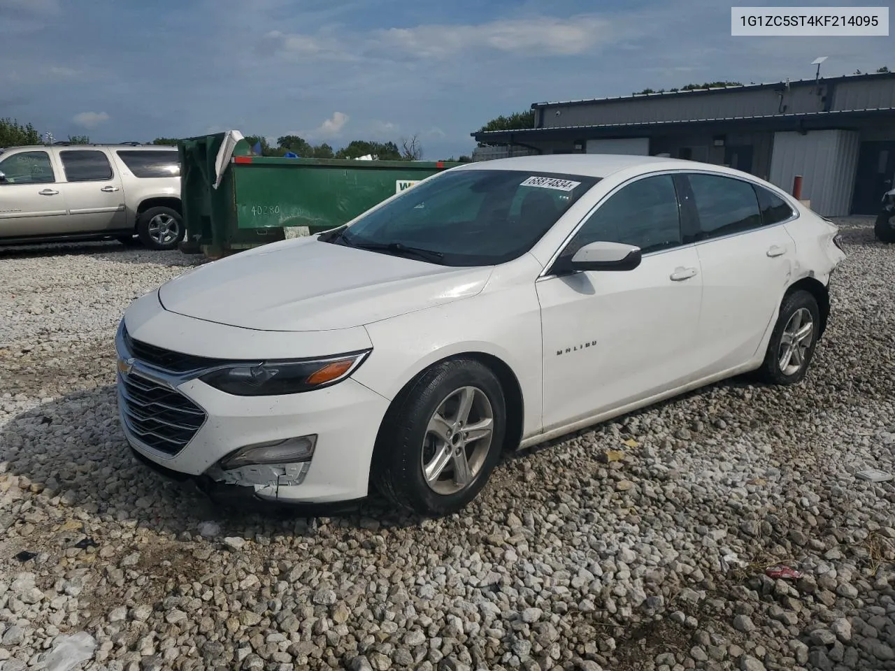 2019 Chevrolet Malibu Ls VIN: 1G1ZC5ST4KF214095 Lot: 68874834