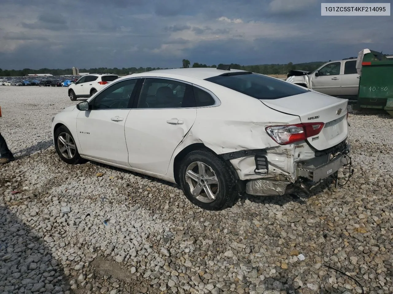 2019 Chevrolet Malibu Ls VIN: 1G1ZC5ST4KF214095 Lot: 68874834