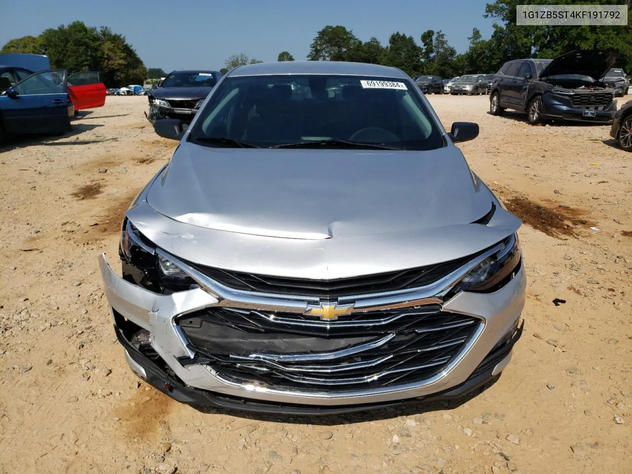 2019 Chevrolet Malibu Ls VIN: 1G1ZB5ST4KF191792 Lot: 69199384