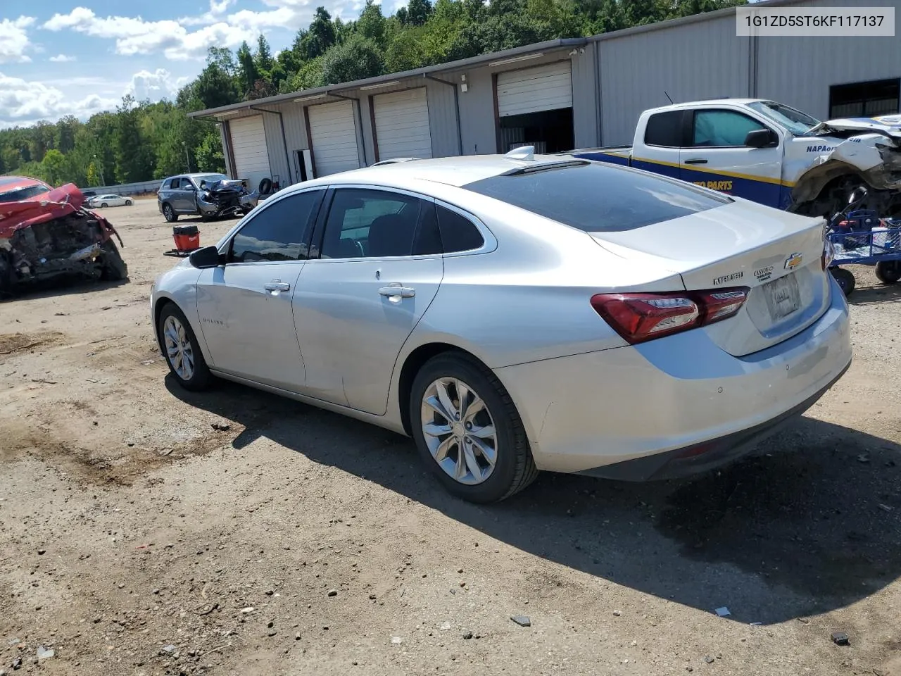 2019 Chevrolet Malibu Lt VIN: 1G1ZD5ST6KF117137 Lot: 69486114