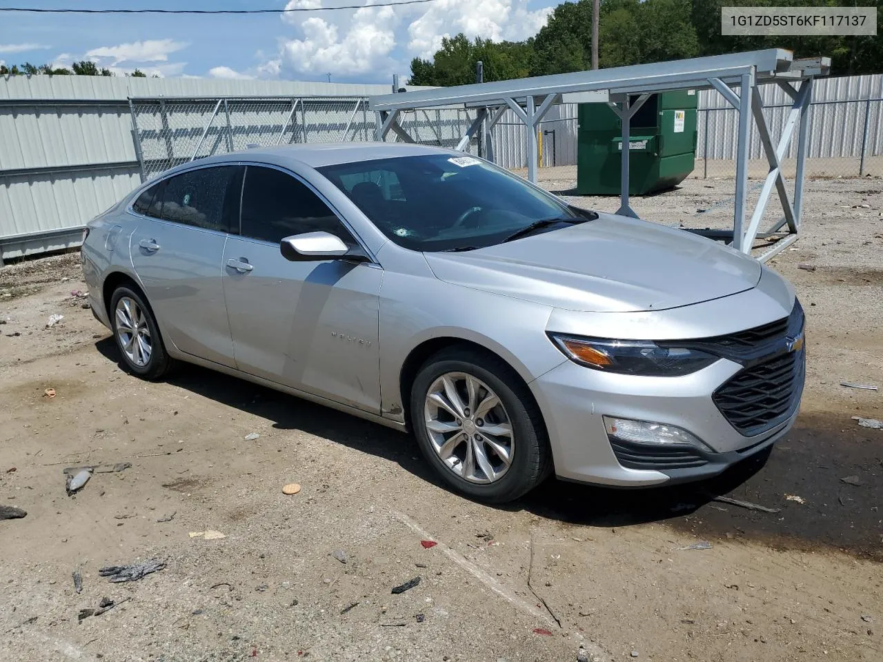 2019 Chevrolet Malibu Lt VIN: 1G1ZD5ST6KF117137 Lot: 69486114