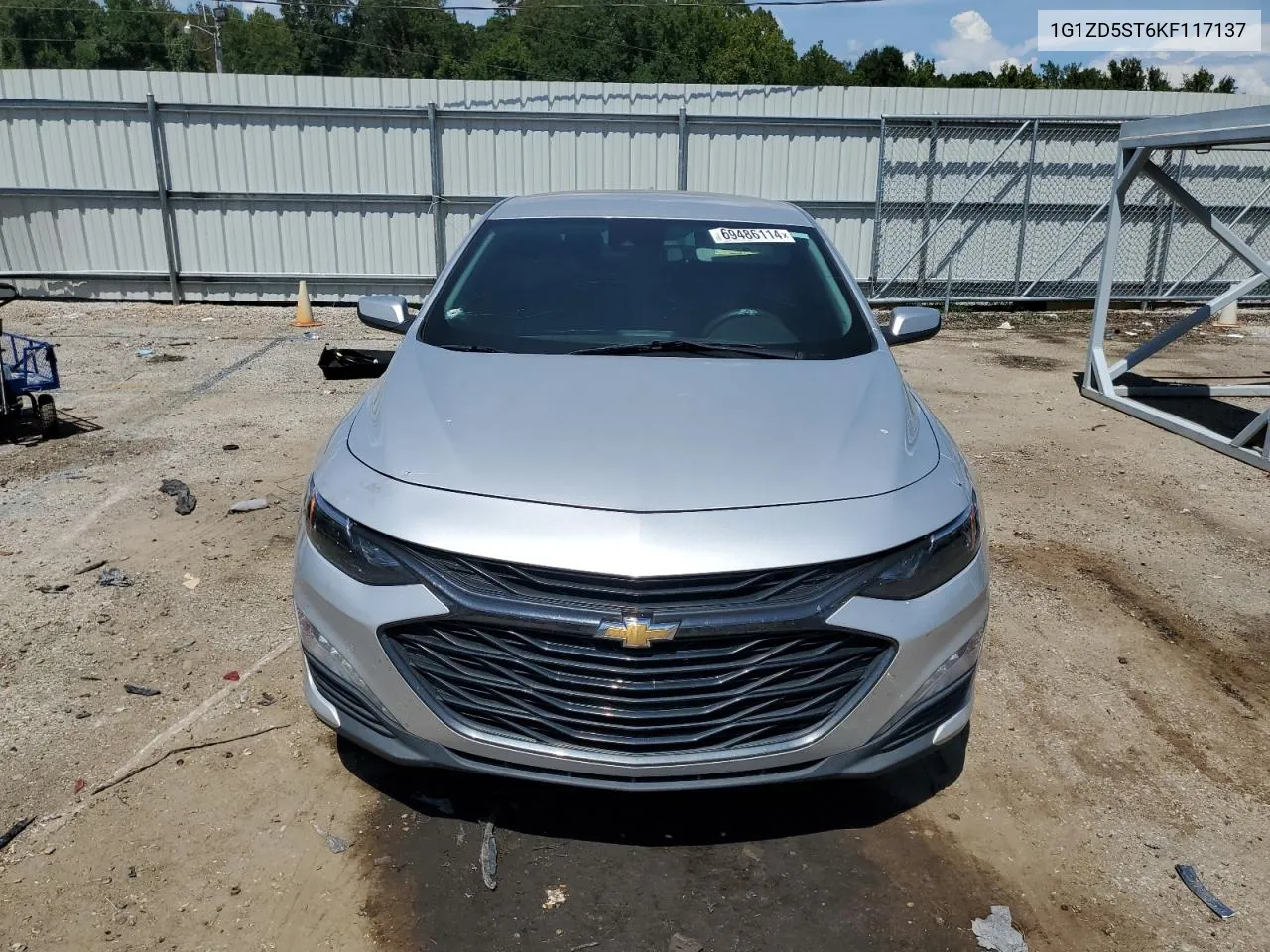 2019 Chevrolet Malibu Lt VIN: 1G1ZD5ST6KF117137 Lot: 69486114