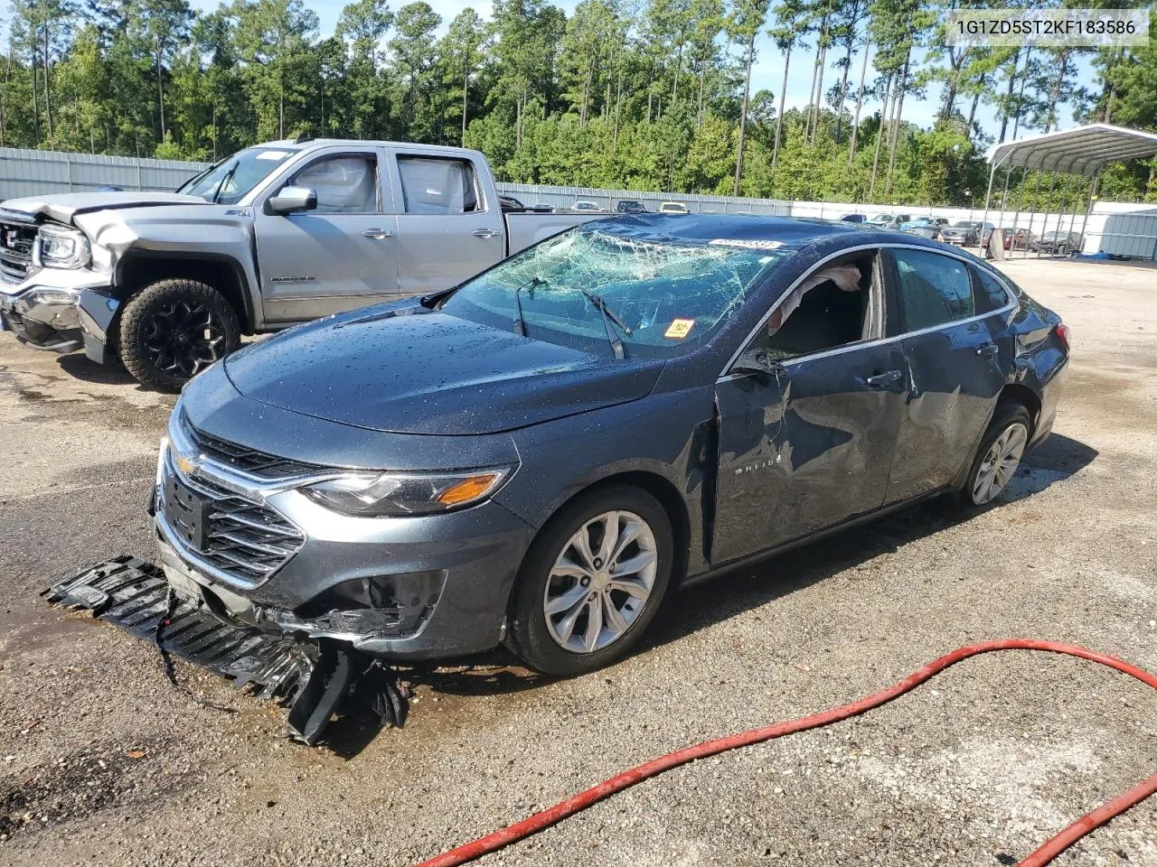 2019 Chevrolet Malibu Lt VIN: 1G1ZD5ST2KF183586 Lot: 69750334