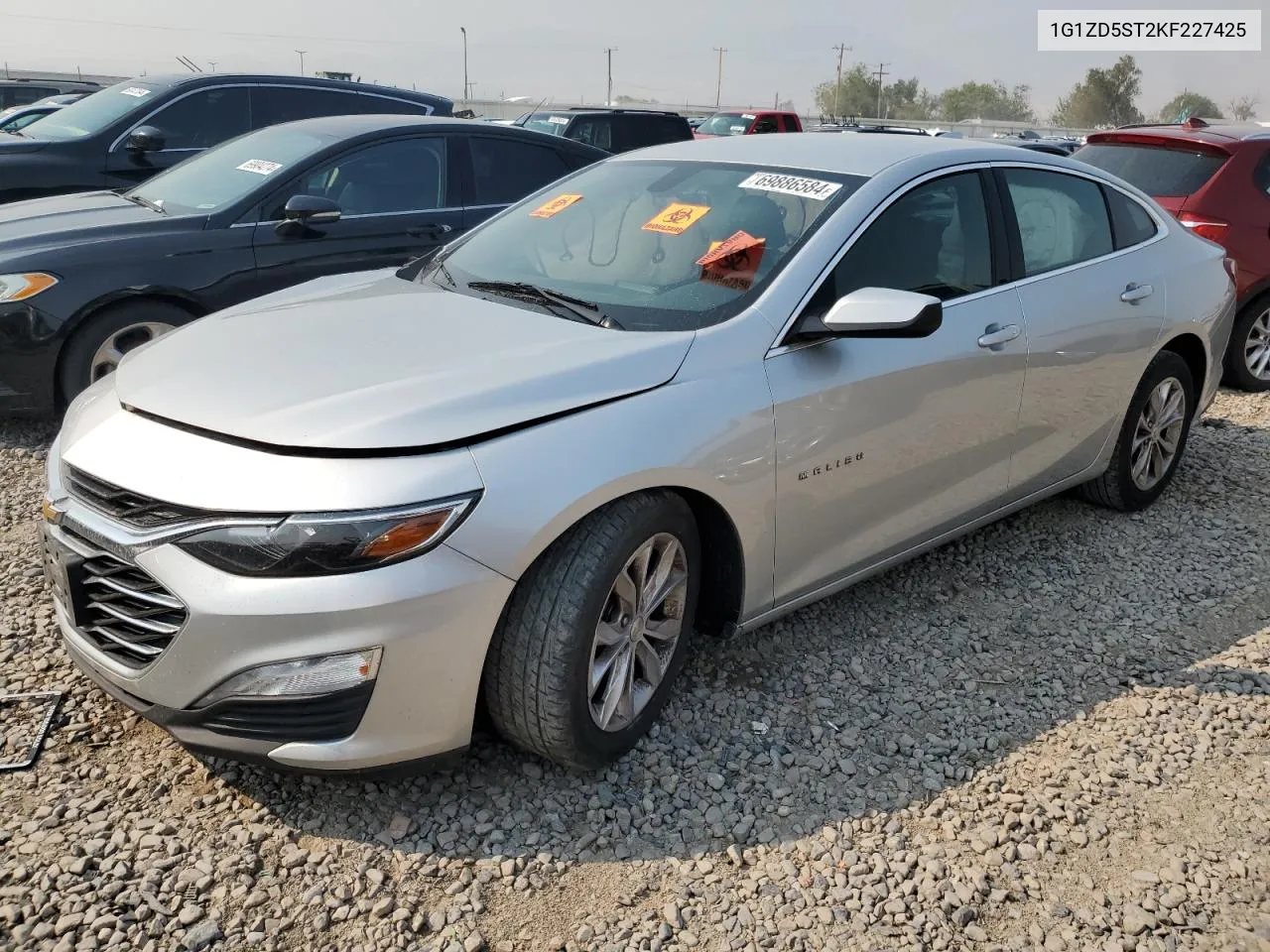 1G1ZD5ST2KF227425 2019 Chevrolet Malibu Lt