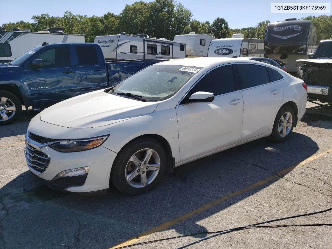 1G1ZB5ST3KF175969 2019 Chevrolet Malibu Ls