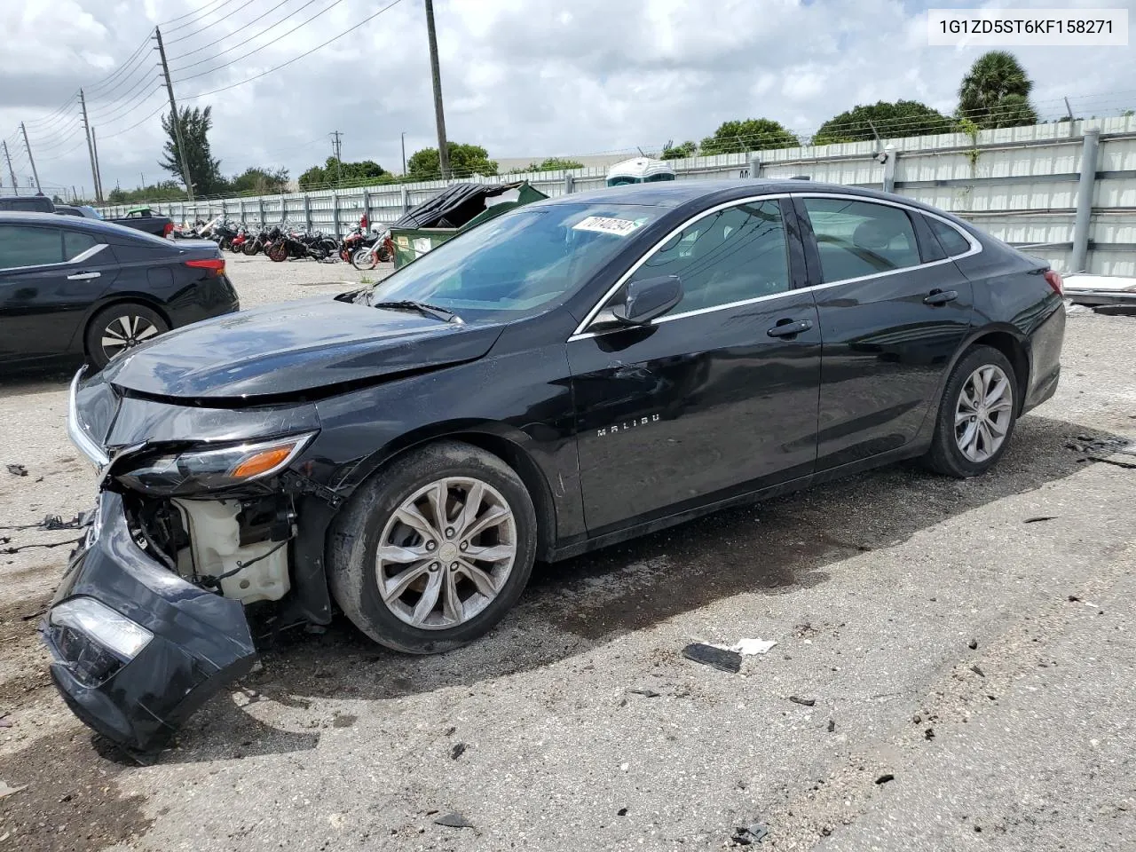 1G1ZD5ST6KF158271 2019 Chevrolet Malibu Lt