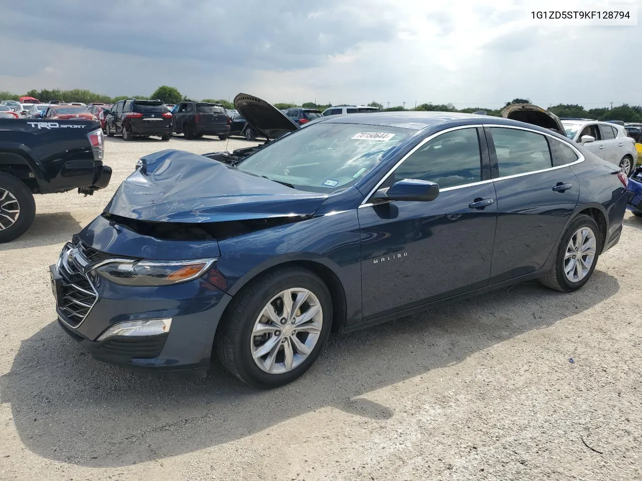 2019 Chevrolet Malibu Lt VIN: 1G1ZD5ST9KF128794 Lot: 70150644