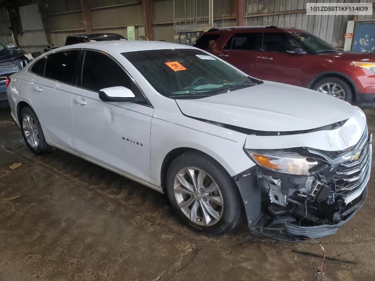 1G1ZD5ST1KF114839 2019 Chevrolet Malibu Lt