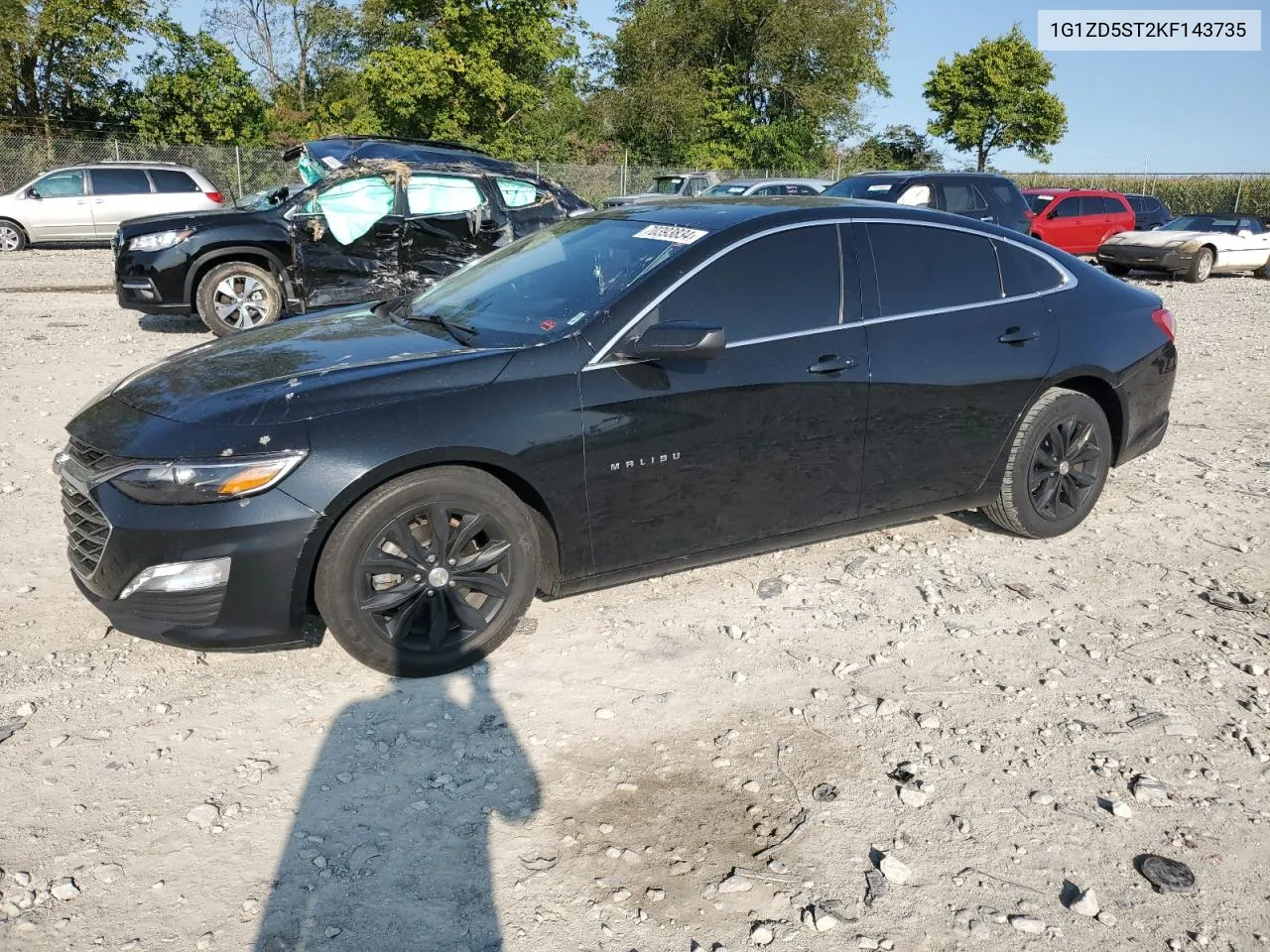 1G1ZD5ST2KF143735 2019 Chevrolet Malibu Lt