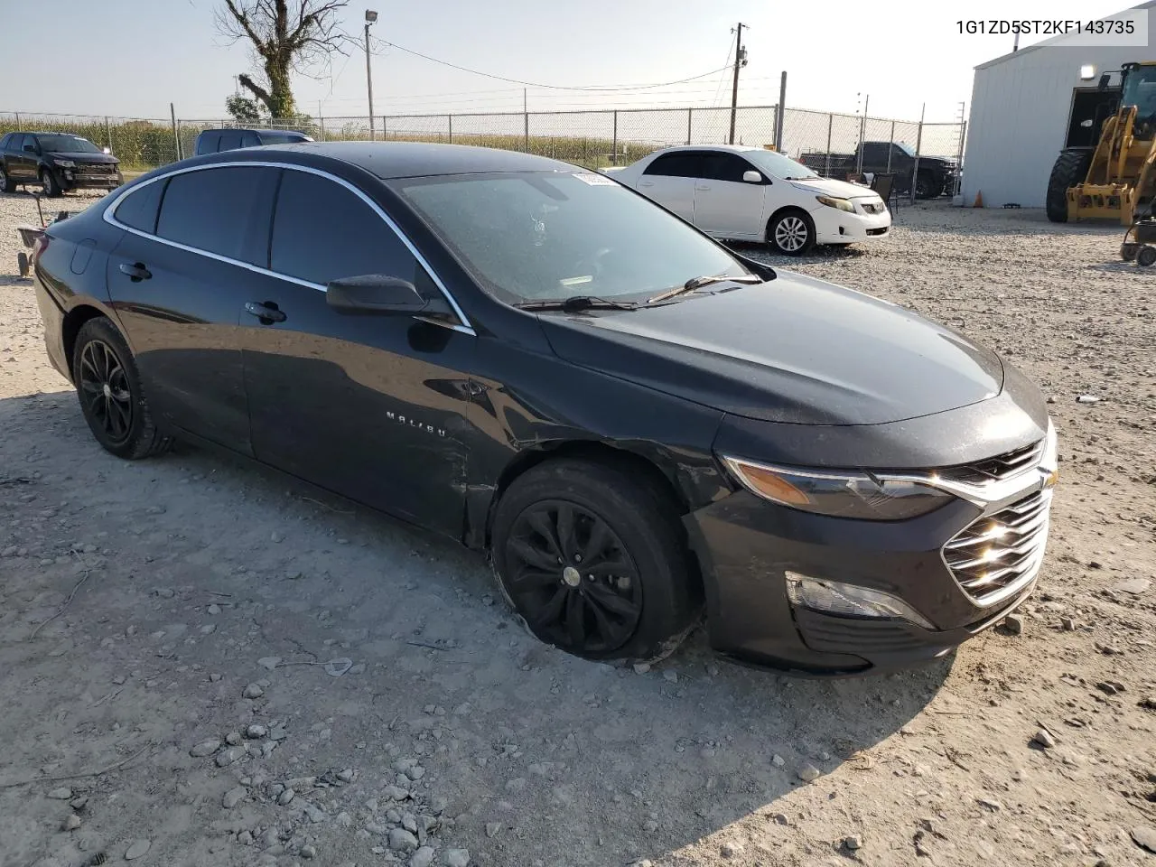 1G1ZD5ST2KF143735 2019 Chevrolet Malibu Lt