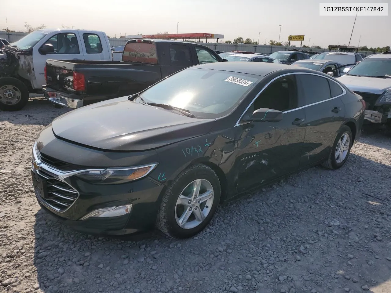 1G1ZB5ST4KF147842 2019 Chevrolet Malibu Ls