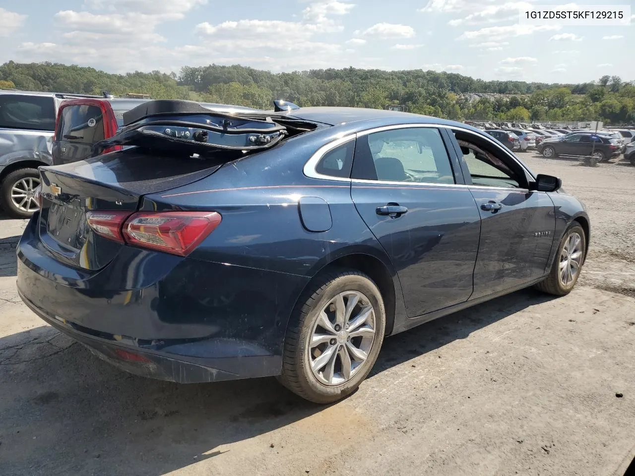 2019 Chevrolet Malibu Lt VIN: 1G1ZD5ST5KF129215 Lot: 70650684