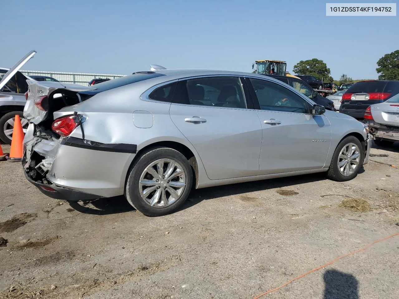 2019 Chevrolet Malibu Lt VIN: 1G1ZD5ST4KF194752 Lot: 70867904