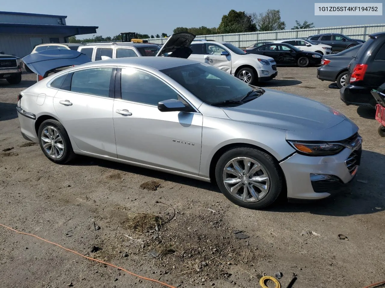 2019 Chevrolet Malibu Lt VIN: 1G1ZD5ST4KF194752 Lot: 70867904