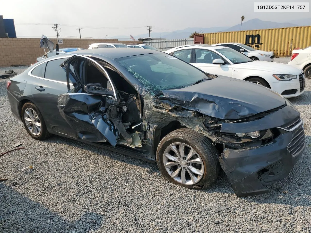 2019 Chevrolet Malibu Lt VIN: 1G1ZD5ST2KF141757 Lot: 70888394