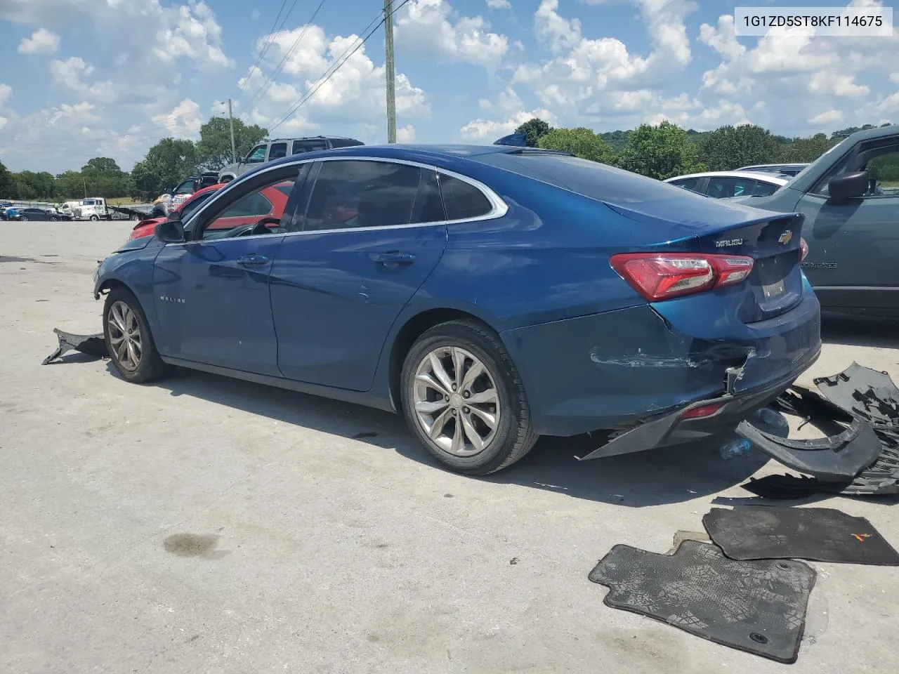 2019 Chevrolet Malibu Lt VIN: 1G1ZD5ST8KF114675 Lot: 71116054