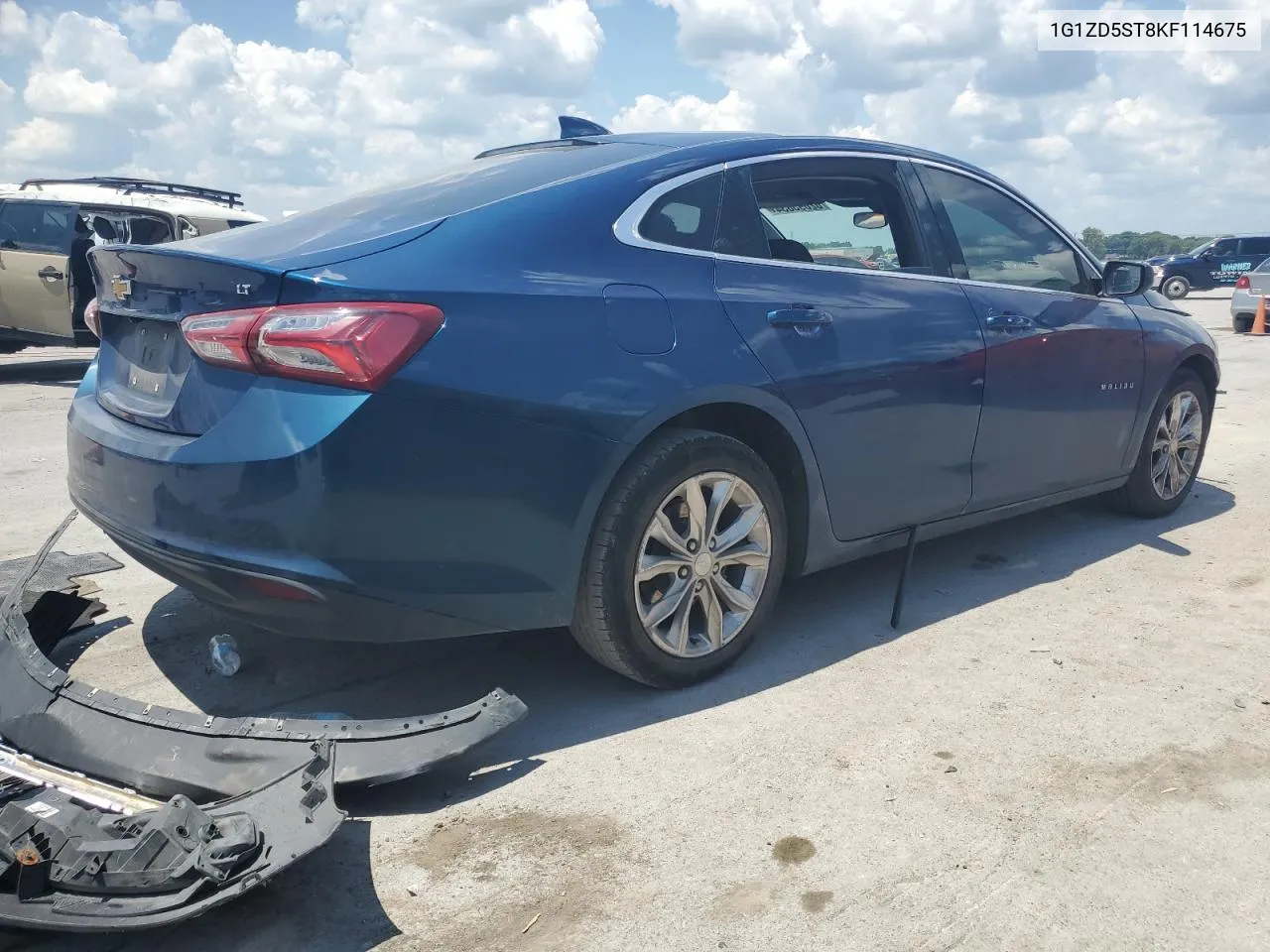 2019 Chevrolet Malibu Lt VIN: 1G1ZD5ST8KF114675 Lot: 71116054