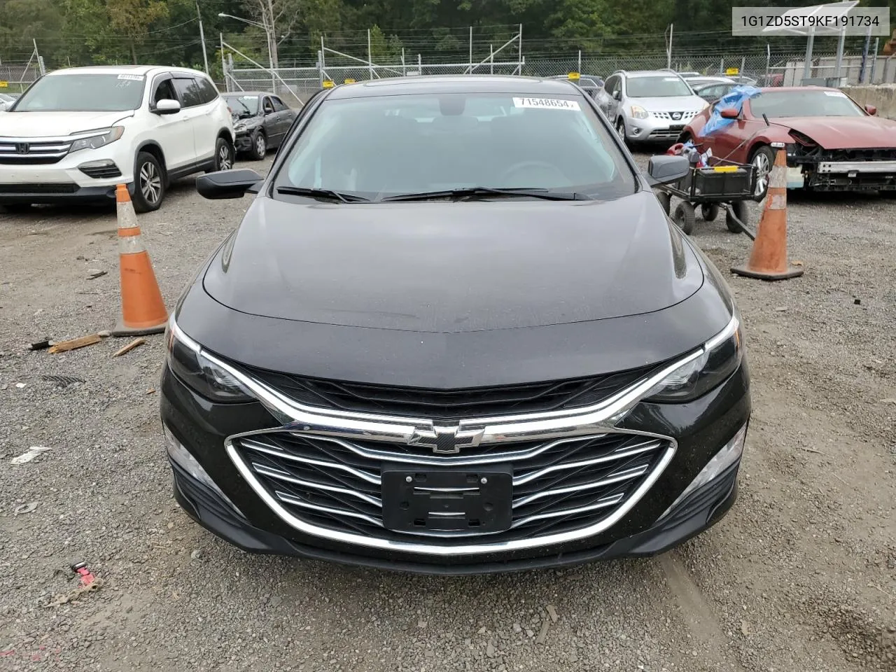 2019 Chevrolet Malibu Lt VIN: 1G1ZD5ST9KF191734 Lot: 71548654