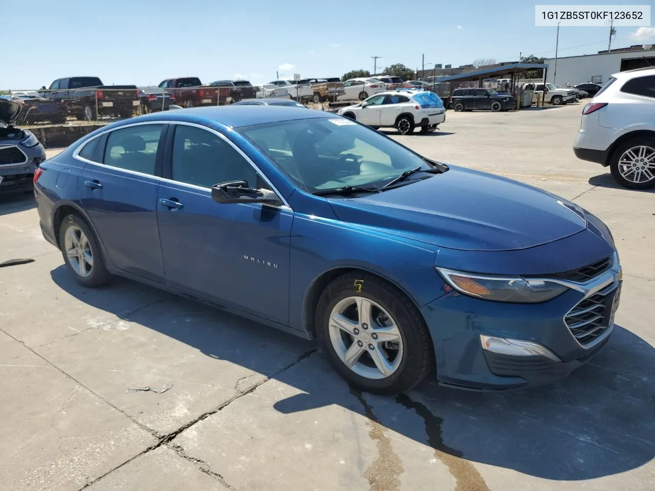 2019 Chevrolet Malibu Ls VIN: 1G1ZB5ST0KF123652 Lot: 71876234