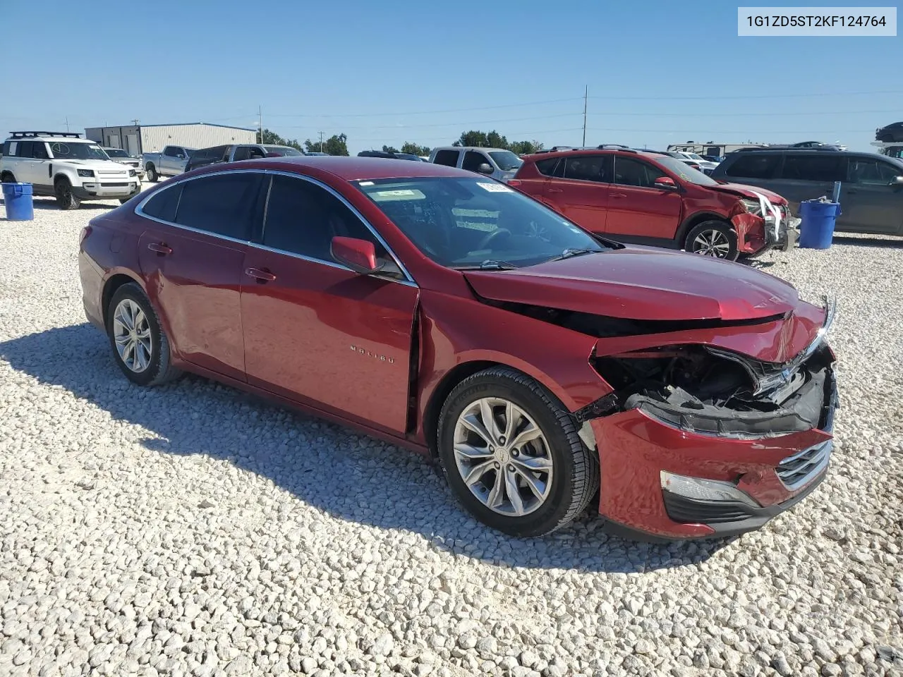 1G1ZD5ST2KF124764 2019 Chevrolet Malibu Lt