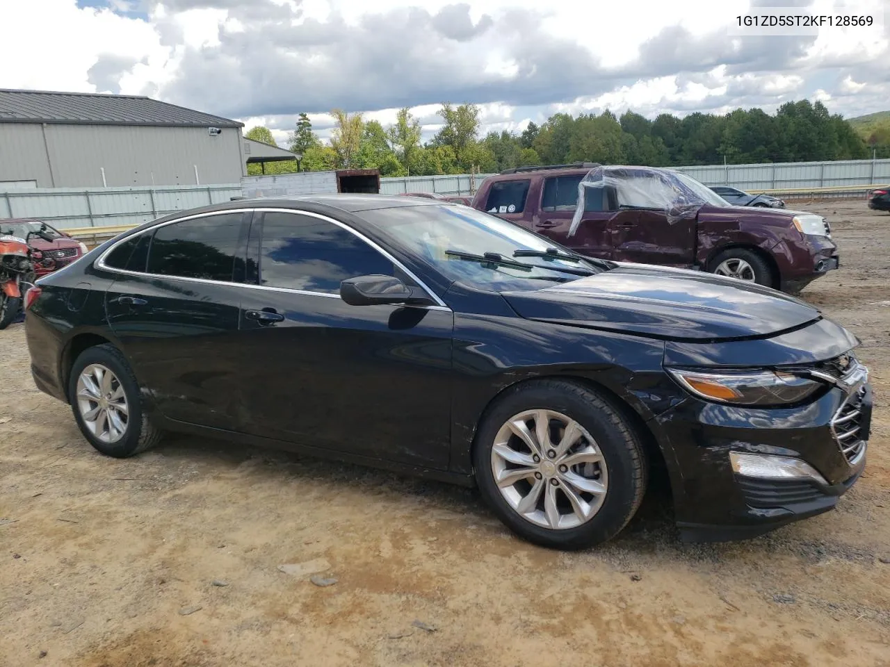 2019 Chevrolet Malibu Lt VIN: 1G1ZD5ST2KF128569 Lot: 72458454