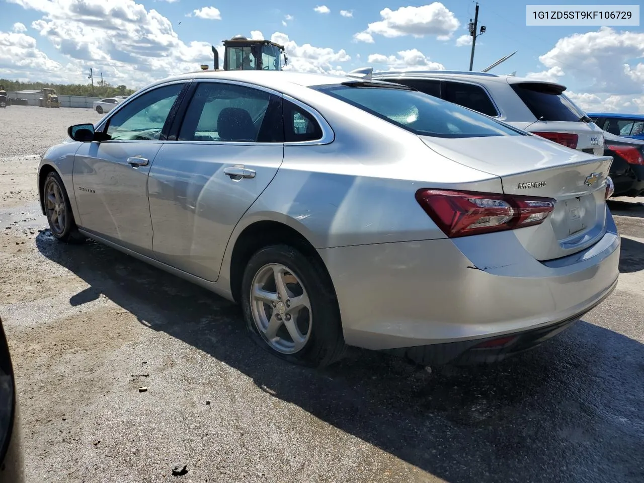 2019 Chevrolet Malibu Lt VIN: 1G1ZD5ST9KF106729 Lot: 72461014