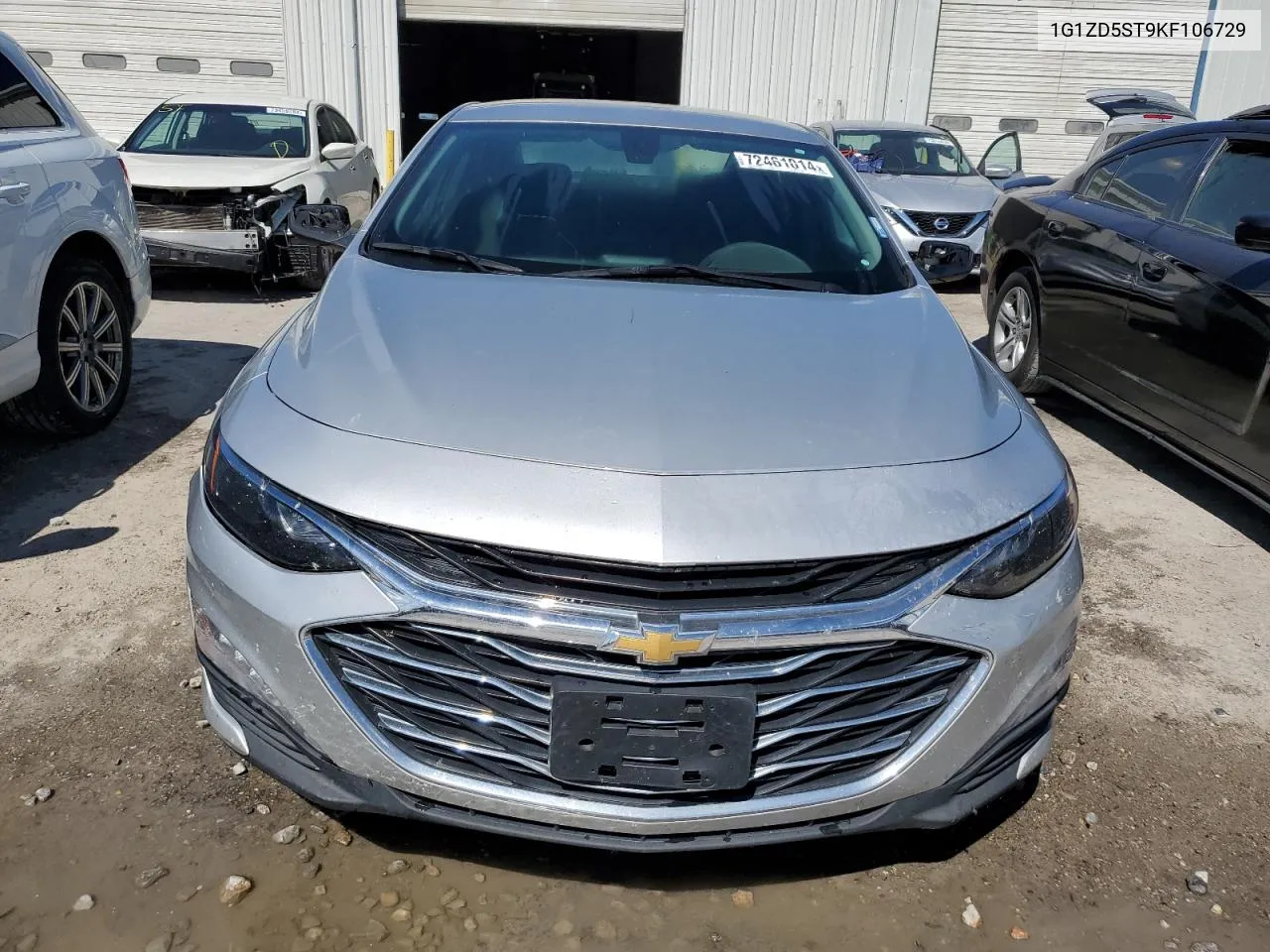 2019 Chevrolet Malibu Lt VIN: 1G1ZD5ST9KF106729 Lot: 72461014