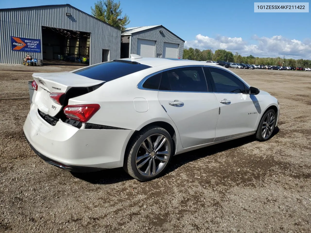 2019 Chevrolet Malibu Premier VIN: 1G1ZE5SX4KF211422 Lot: 72566604