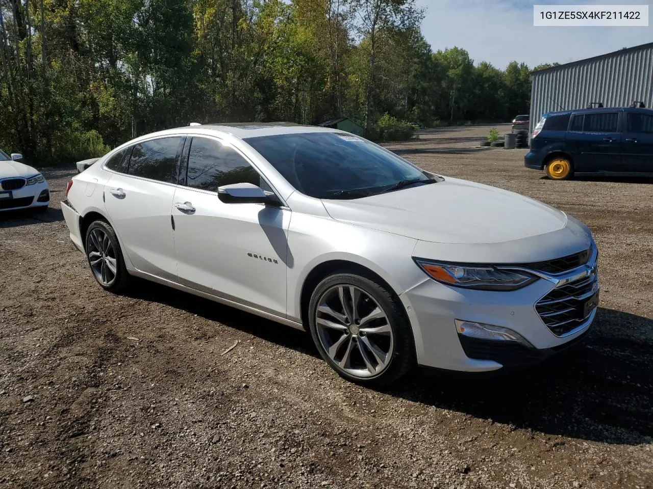 1G1ZE5SX4KF211422 2019 Chevrolet Malibu Premier