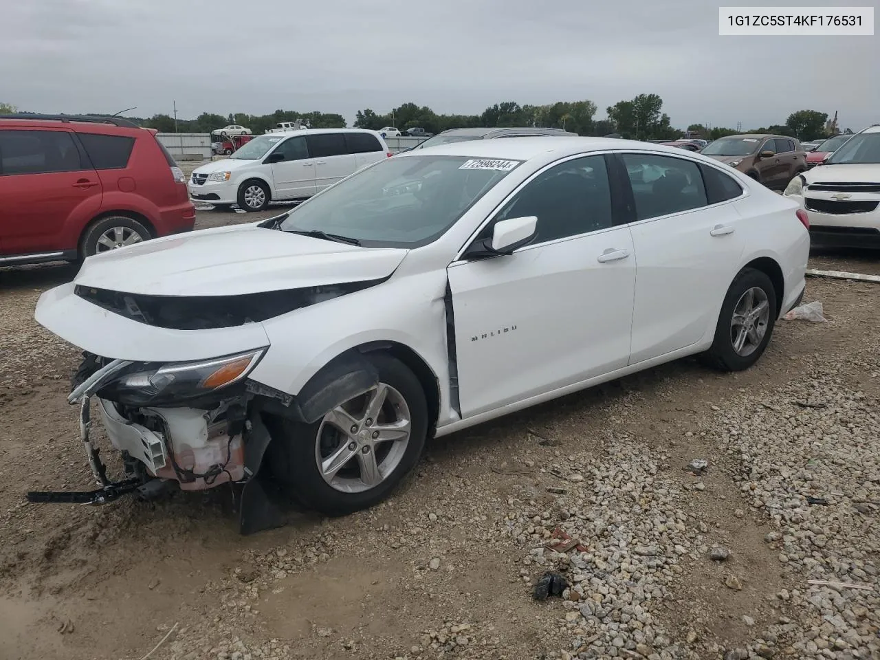 2019 Chevrolet Malibu Ls VIN: 1G1ZC5ST4KF176531 Lot: 72598244