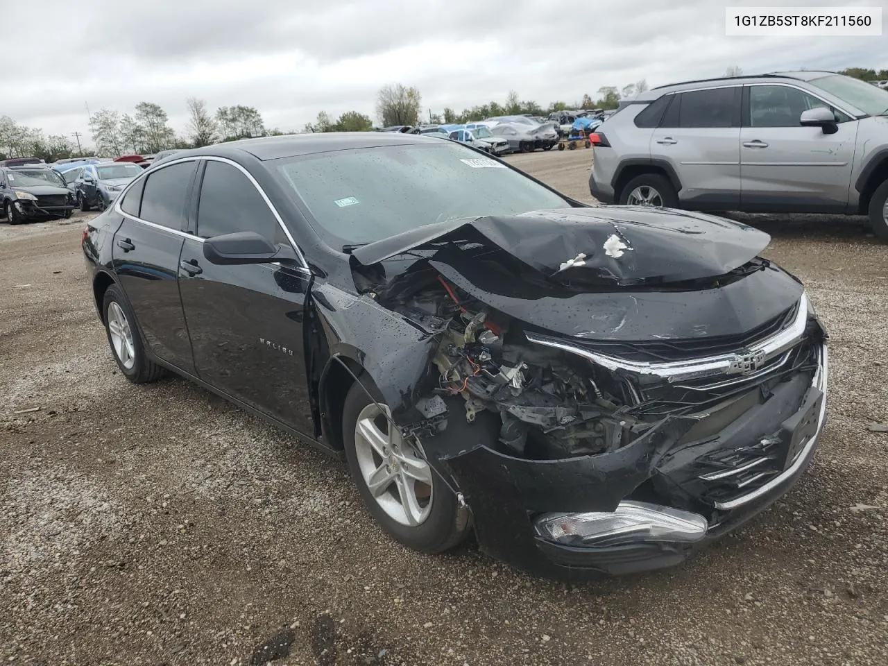 2019 Chevrolet Malibu Ls VIN: 1G1ZB5ST8KF211560 Lot: 72617384