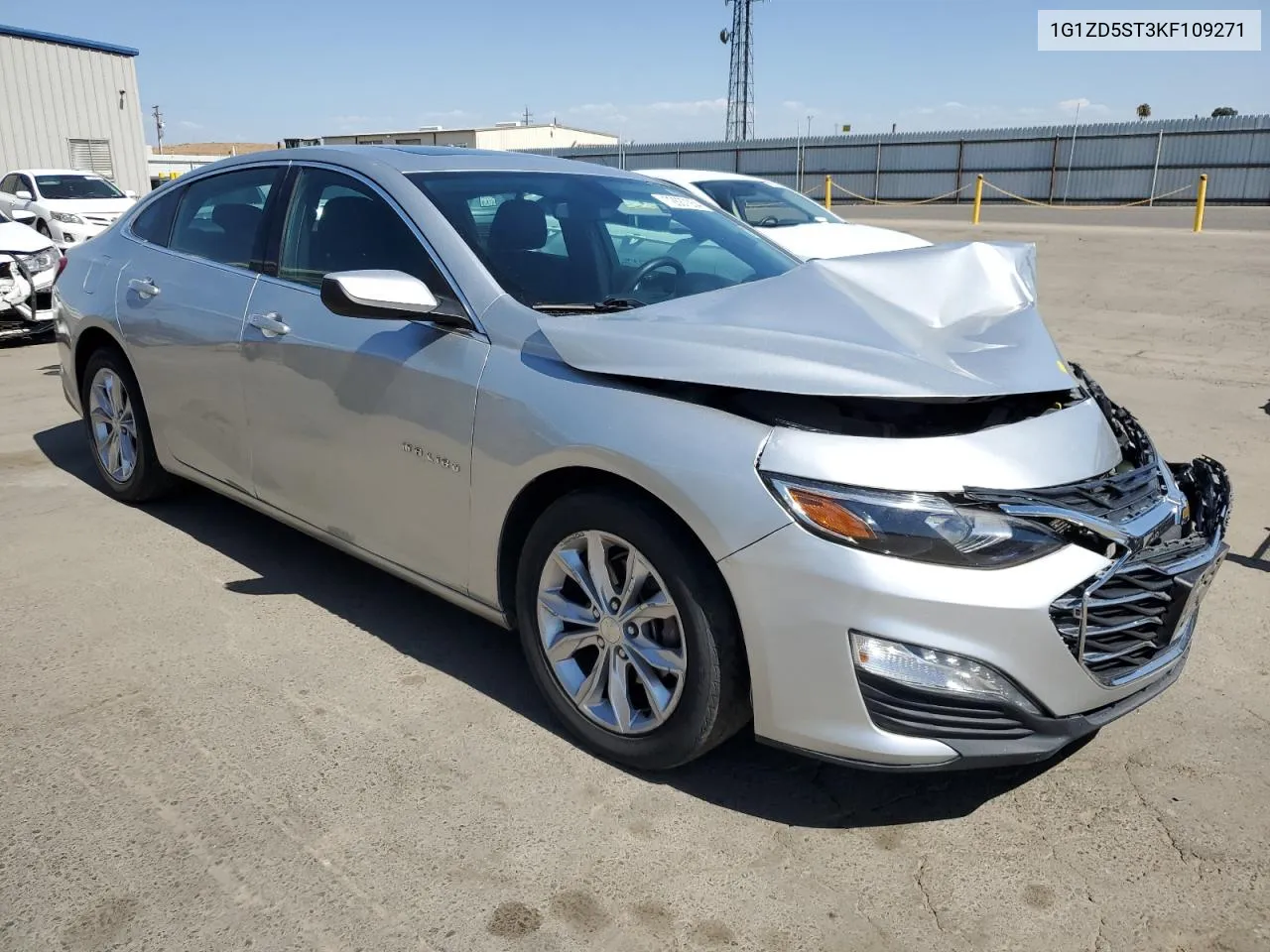 2019 Chevrolet Malibu Lt VIN: 1G1ZD5ST3KF109271 Lot: 72637354