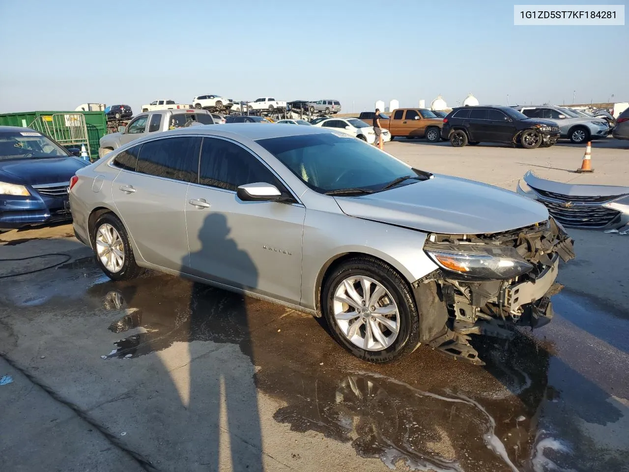 2019 Chevrolet Malibu Lt VIN: 1G1ZD5ST7KF184281 Lot: 72698474