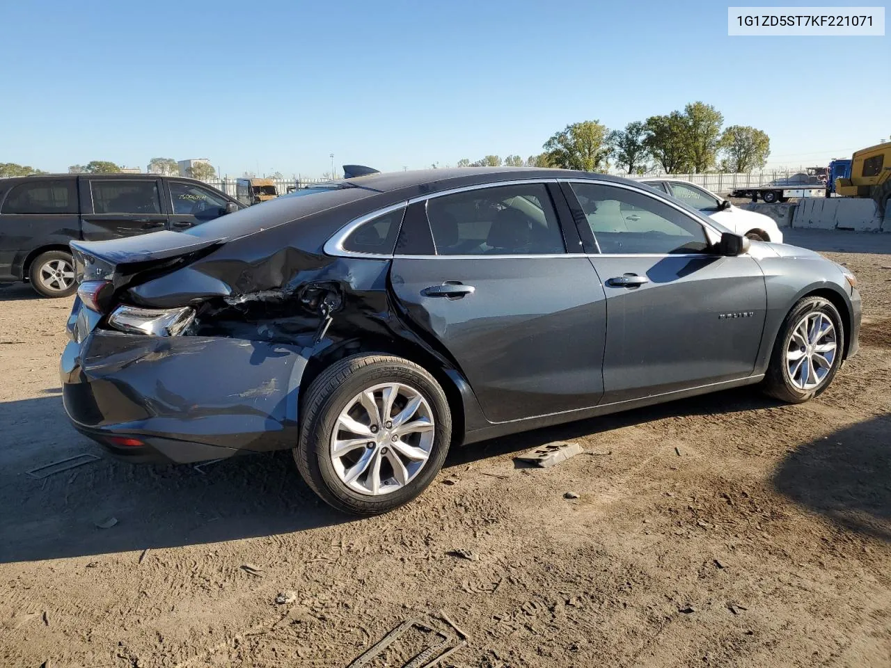 2019 Chevrolet Malibu Lt VIN: 1G1ZD5ST7KF221071 Lot: 72711684