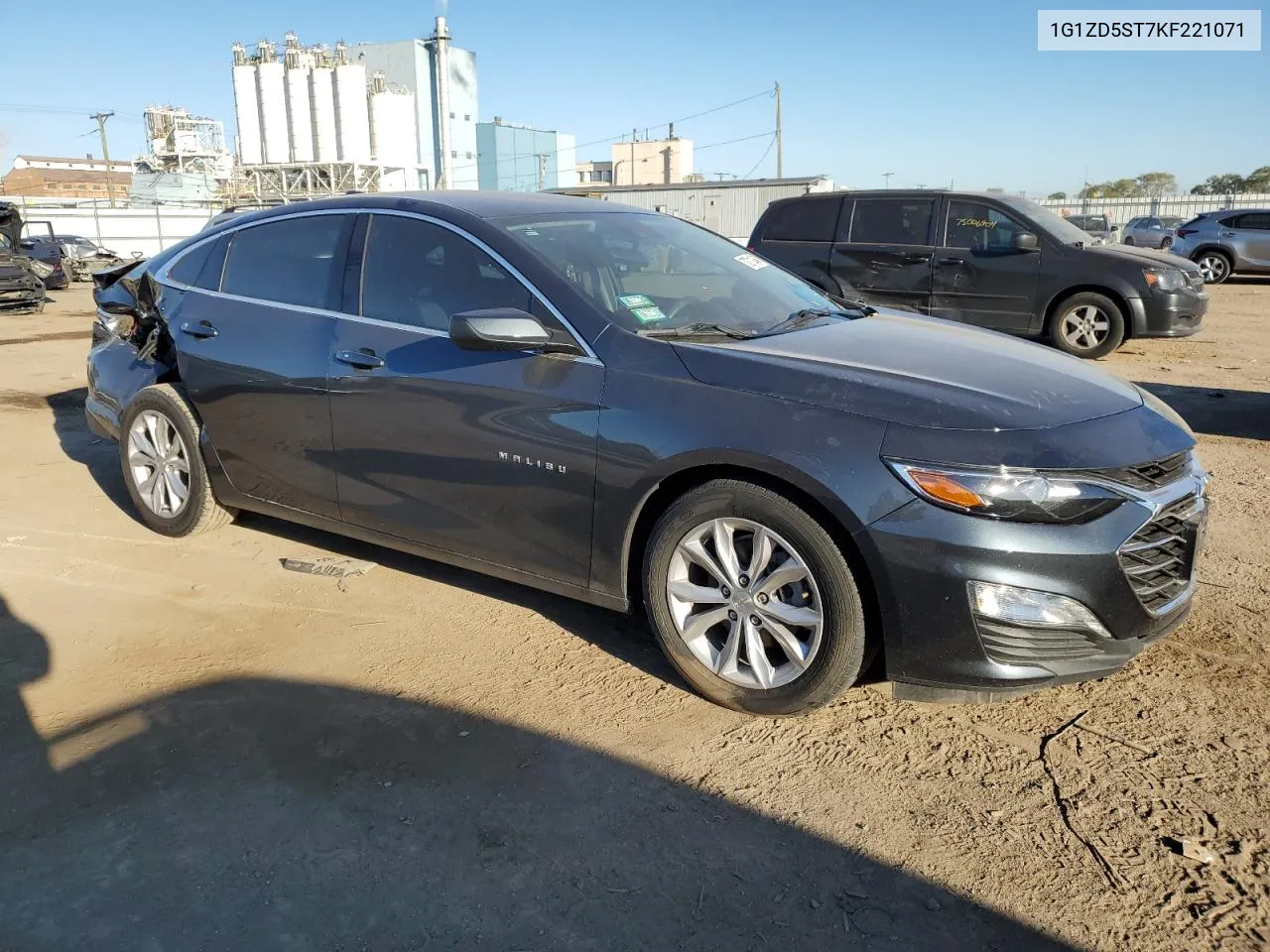 2019 Chevrolet Malibu Lt VIN: 1G1ZD5ST7KF221071 Lot: 72711684