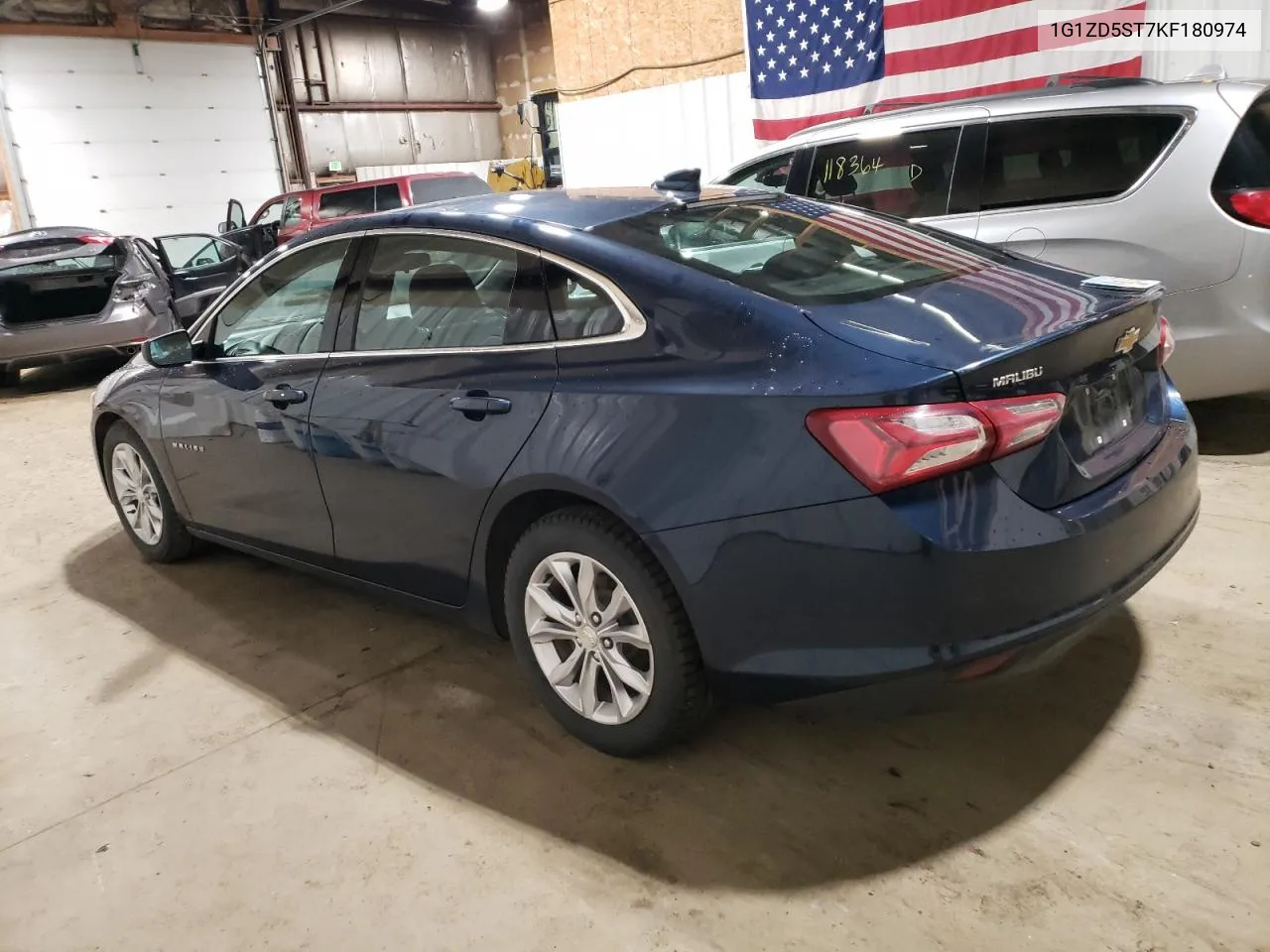 2019 Chevrolet Malibu Lt VIN: 1G1ZD5ST7KF180974 Lot: 72801204