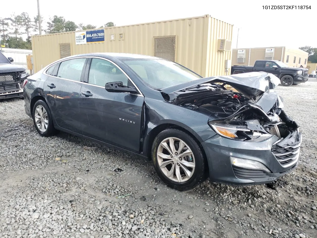 2019 Chevrolet Malibu Lt VIN: 1G1ZD5ST2KF118754 Lot: 73178094