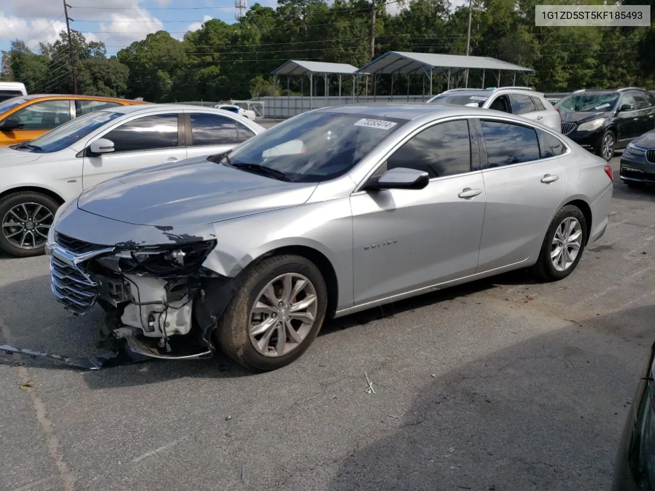 2019 Chevrolet Malibu Lt VIN: 1G1ZD5ST5KF185493 Lot: 73283414